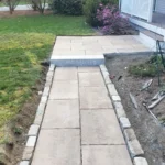 Paver walkway installation improving accessibility and outdoor design